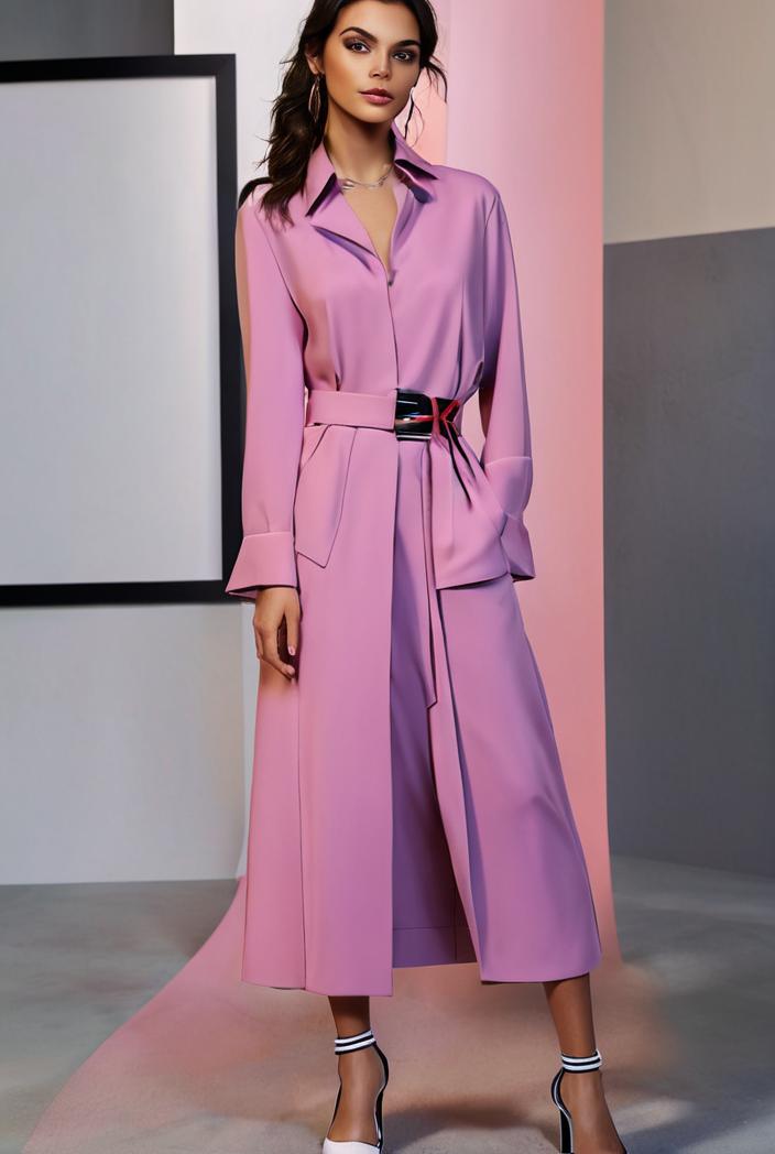 one shoulder crop top mopping pants two piece suit 130461