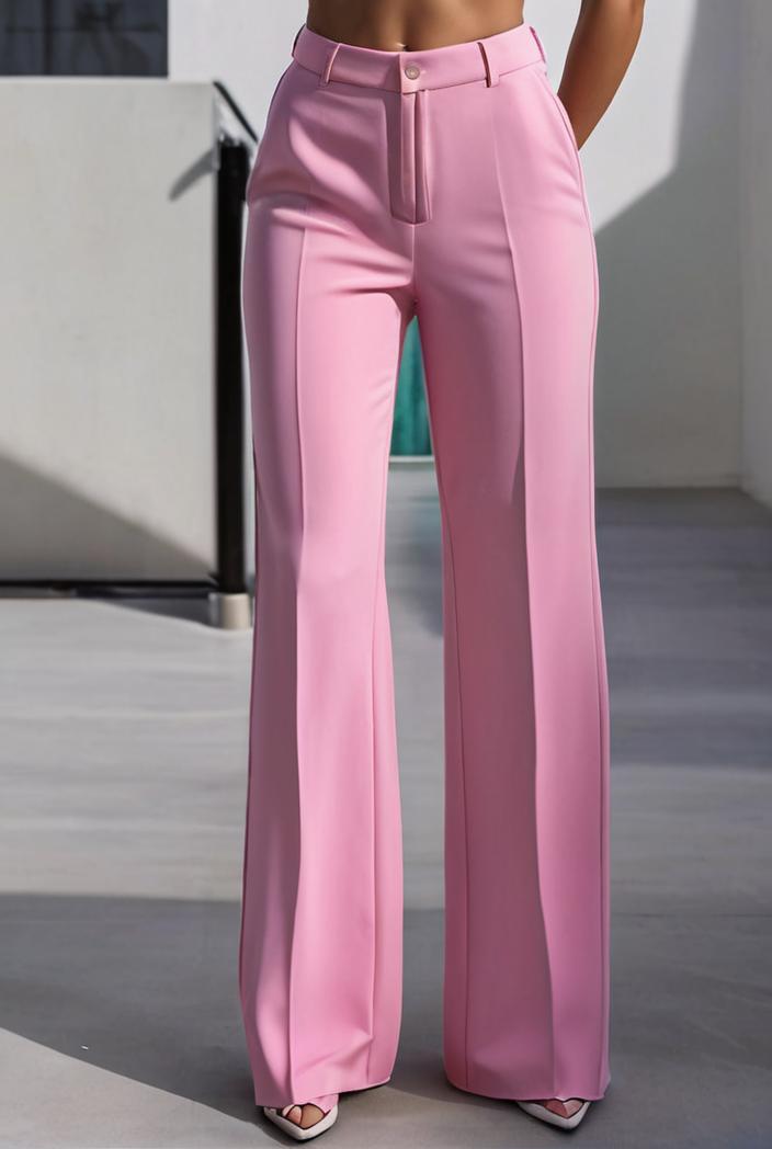 one shoulder crop top mopping pants two piece suit 130462