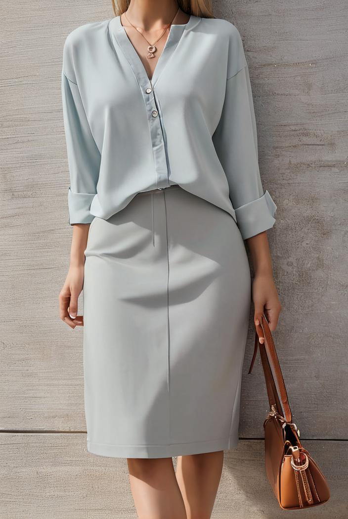 cotton linen temperament round neck long sleeve mini dress 126476