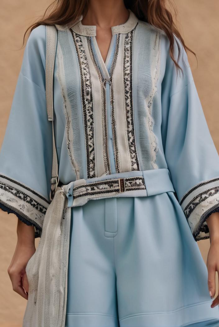 dresses loose print breathable long sleeve dress for women 127513