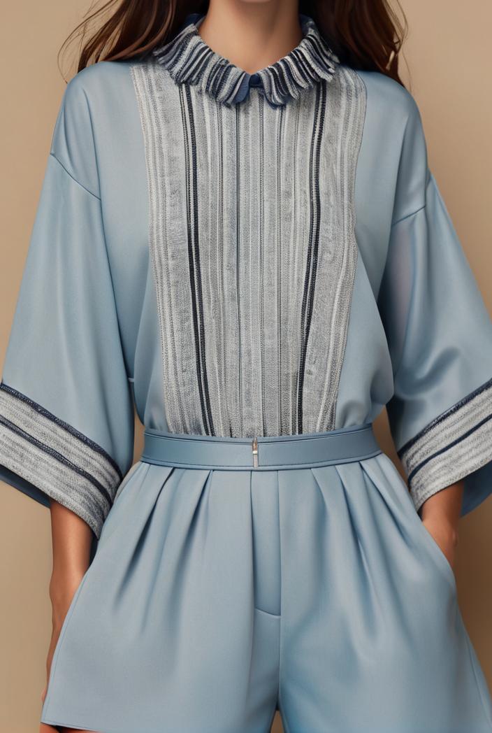 dresses loose print breathable long sleeve dress for women 127515
