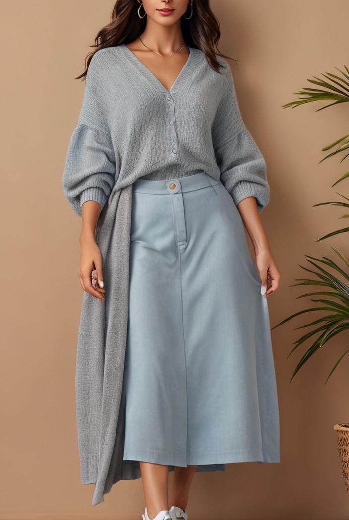 dresses loose print breathable long sleeve dress for women 127530