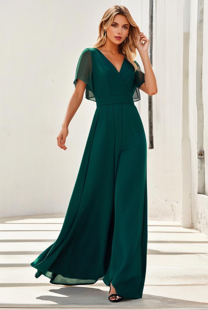 women s a line empire waist maxi chiffon evening dress 114633
