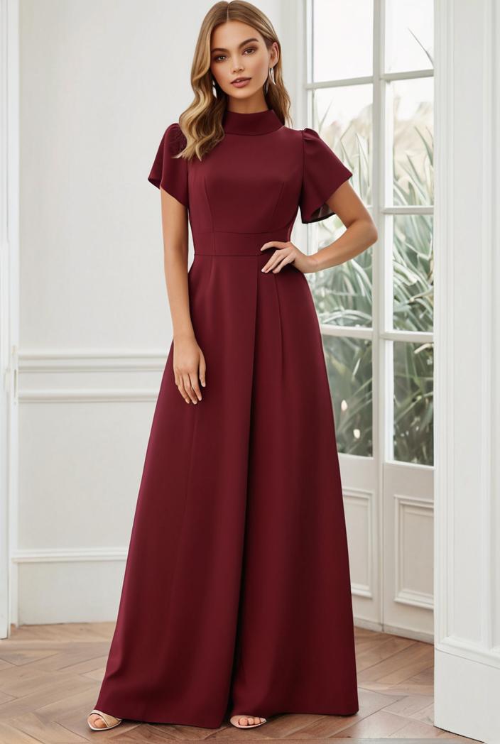 women s a line empire waist maxi chiffon evening dress 114637