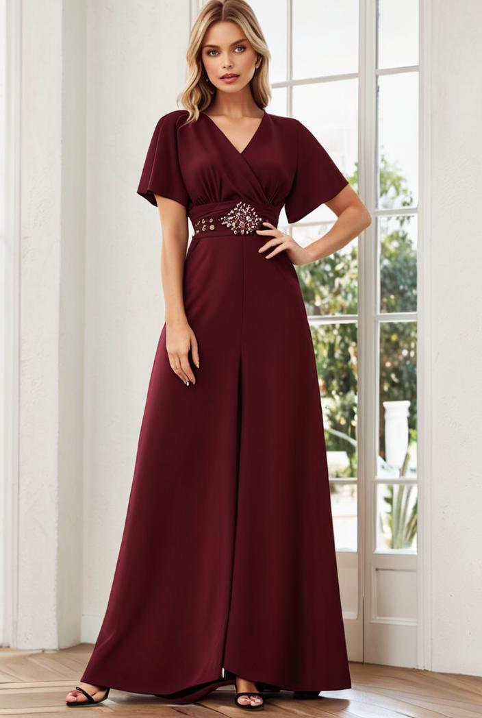 women s a line empire waist maxi chiffon evening dress 114639