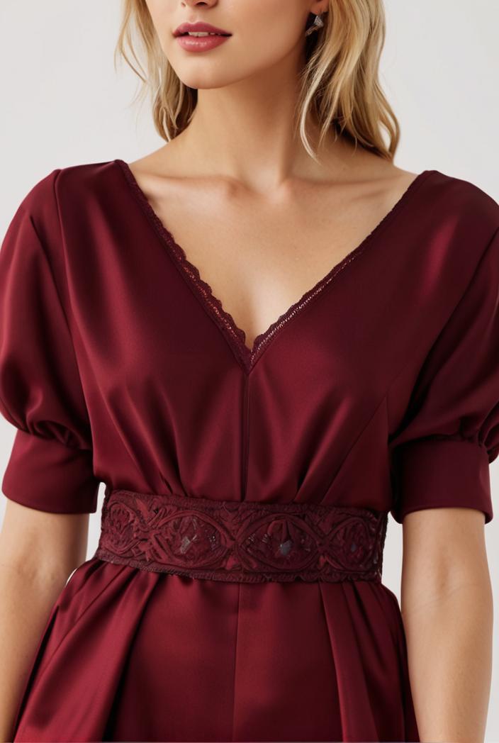 women s a line empire waist maxi chiffon evening dress 114653