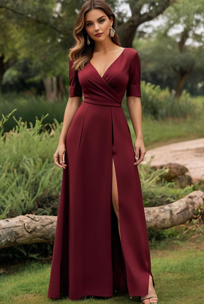 women s a line empire waist maxi chiffon evening dress 114665
