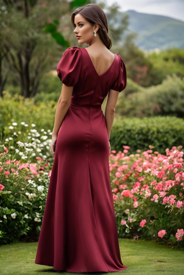women s a line empire waist maxi chiffon evening dress 114678