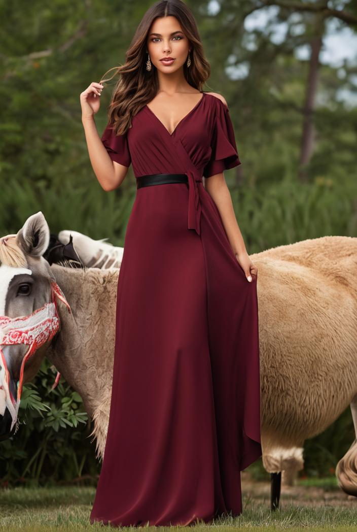 women s a line empire waist maxi chiffon evening dress 114688