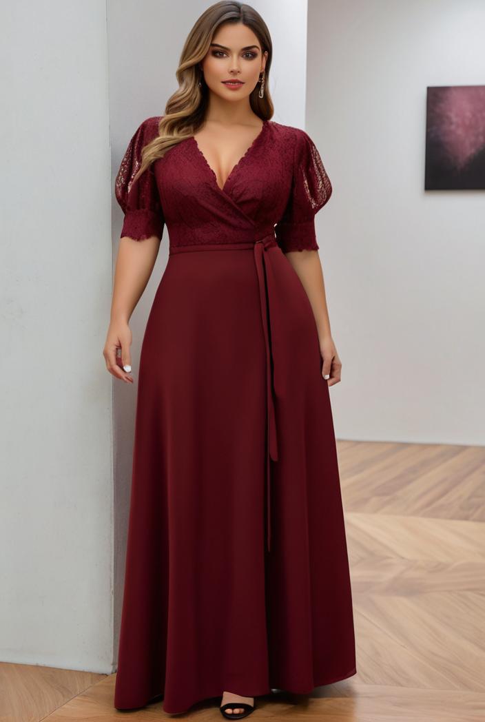women s a line empire waist maxi chiffon evening dress 114697