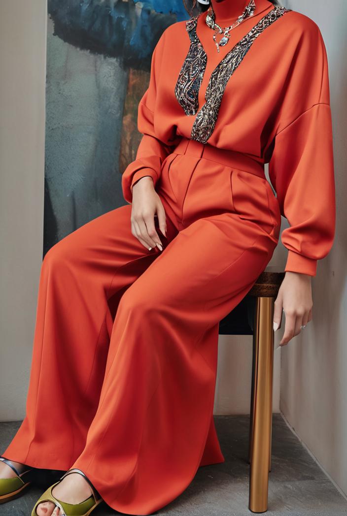 casual v neck long sleeve dress 102740