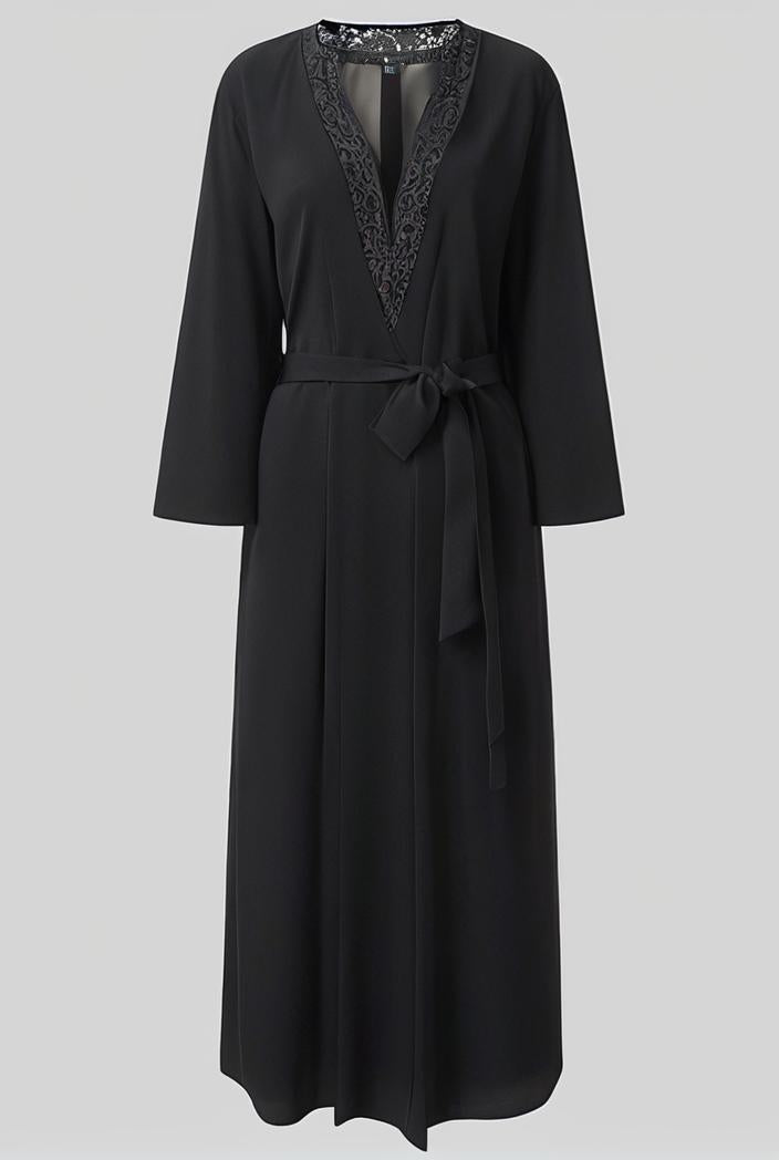 casual v neck long sleeve dress 102747