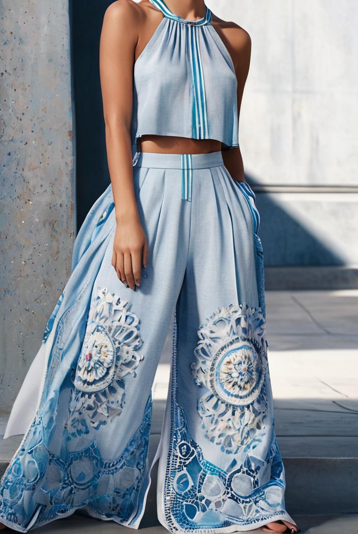 floral print halter bohemian long skirt 113658