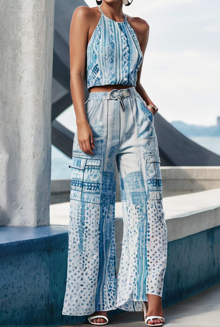 floral print halter bohemian long skirt 113694