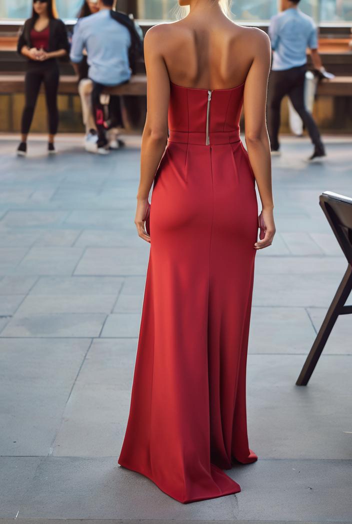 solid halter neck open back sleeveless dress 144244