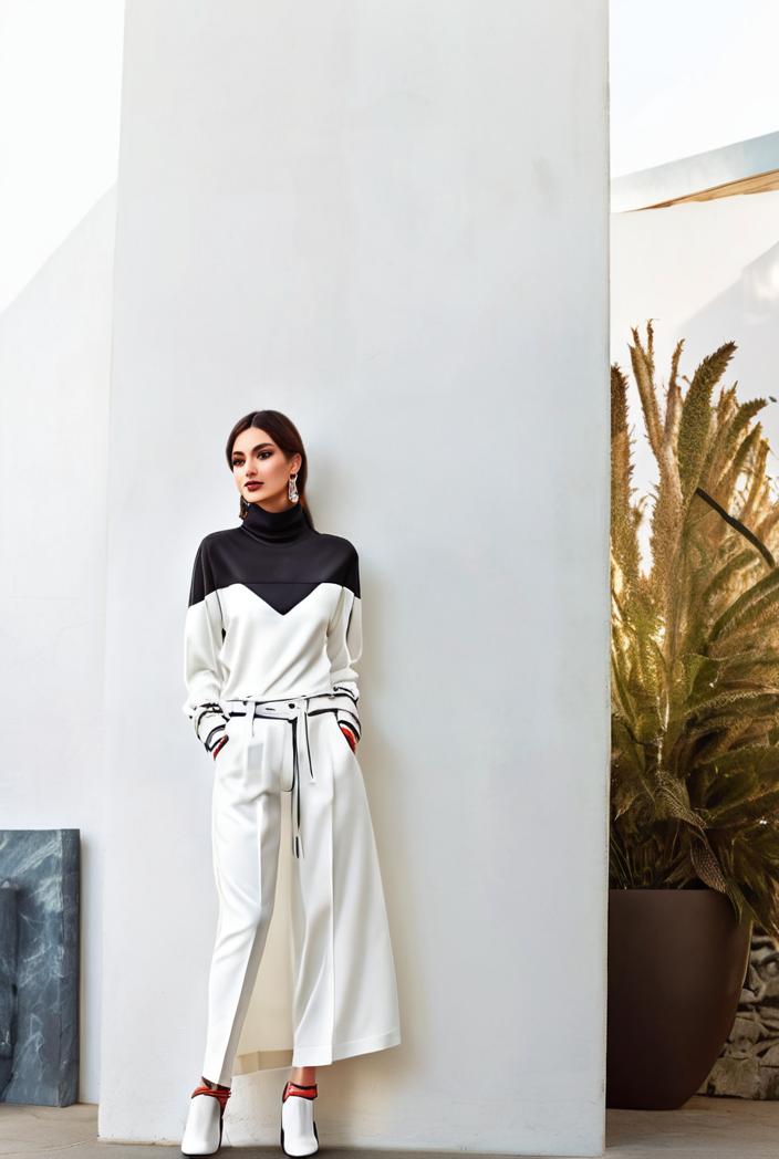 women s jumpsuits long sleeve one shoulder lace up wide leg jumpsuit 123606