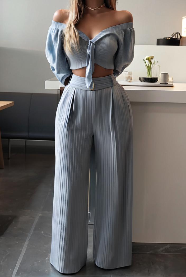 women s sets long sleeve cardigan slim buttoned casual two piece suit 125338