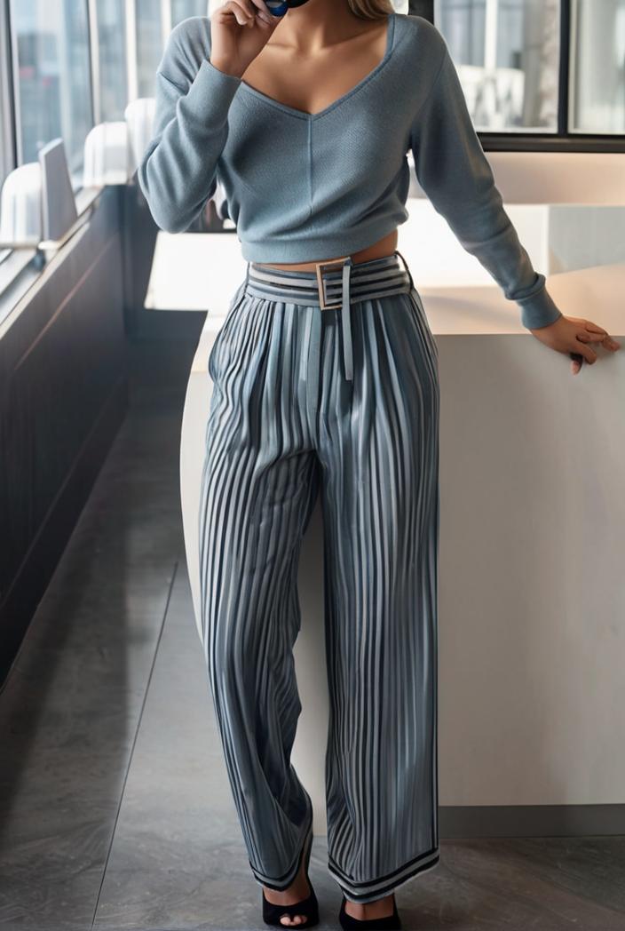 women s sets long sleeve cardigan slim buttoned casual two piece suit 125344