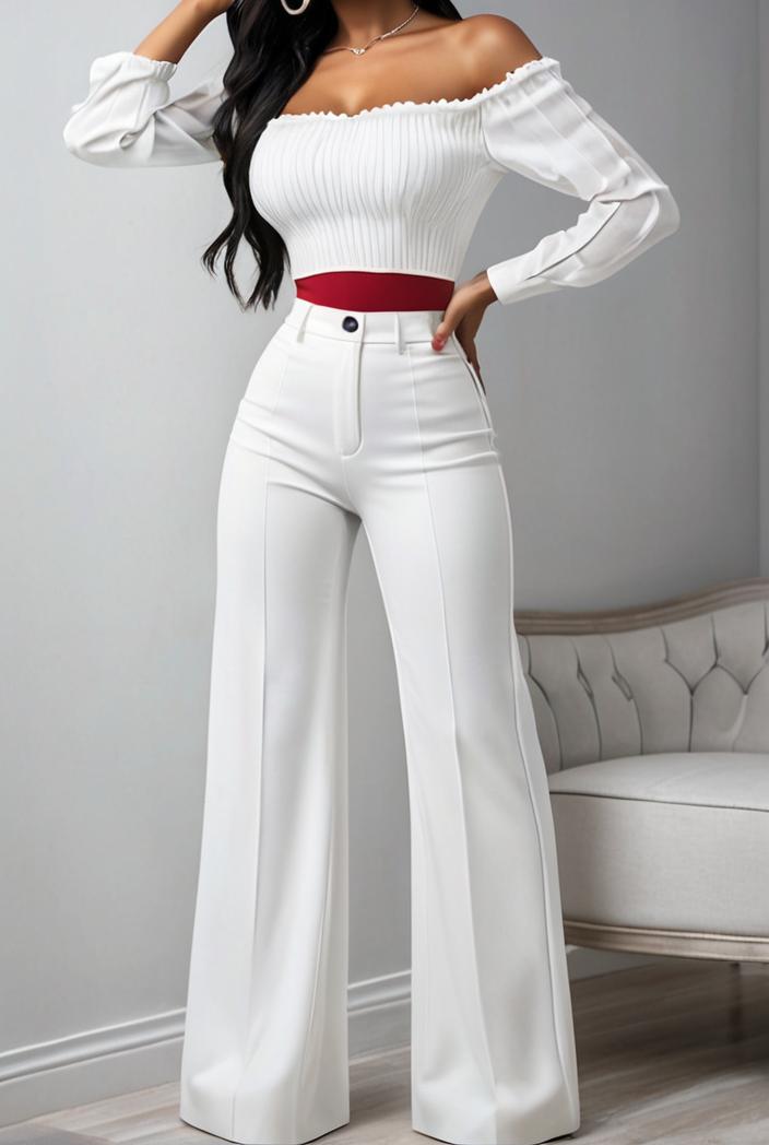 women s sets long sleeve cardigan slim buttoned casual two piece suit 125365