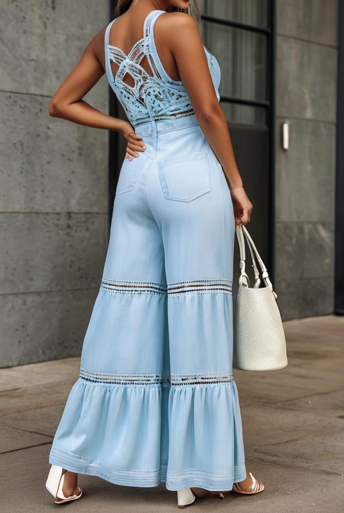 sling belted striped sleeveless dress 102702