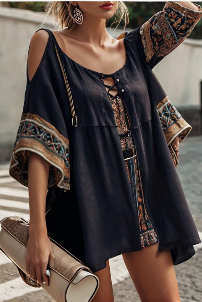 loose leopard print stitching mini dresses 126272