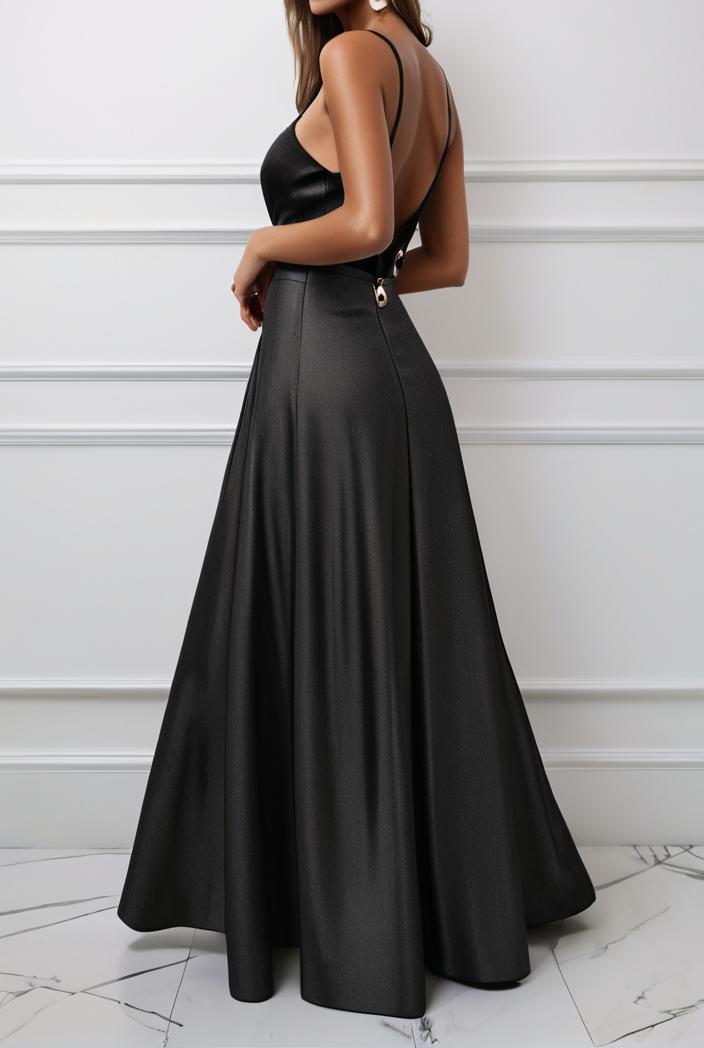 polka dot print halter backless ruched maxi dress 139316