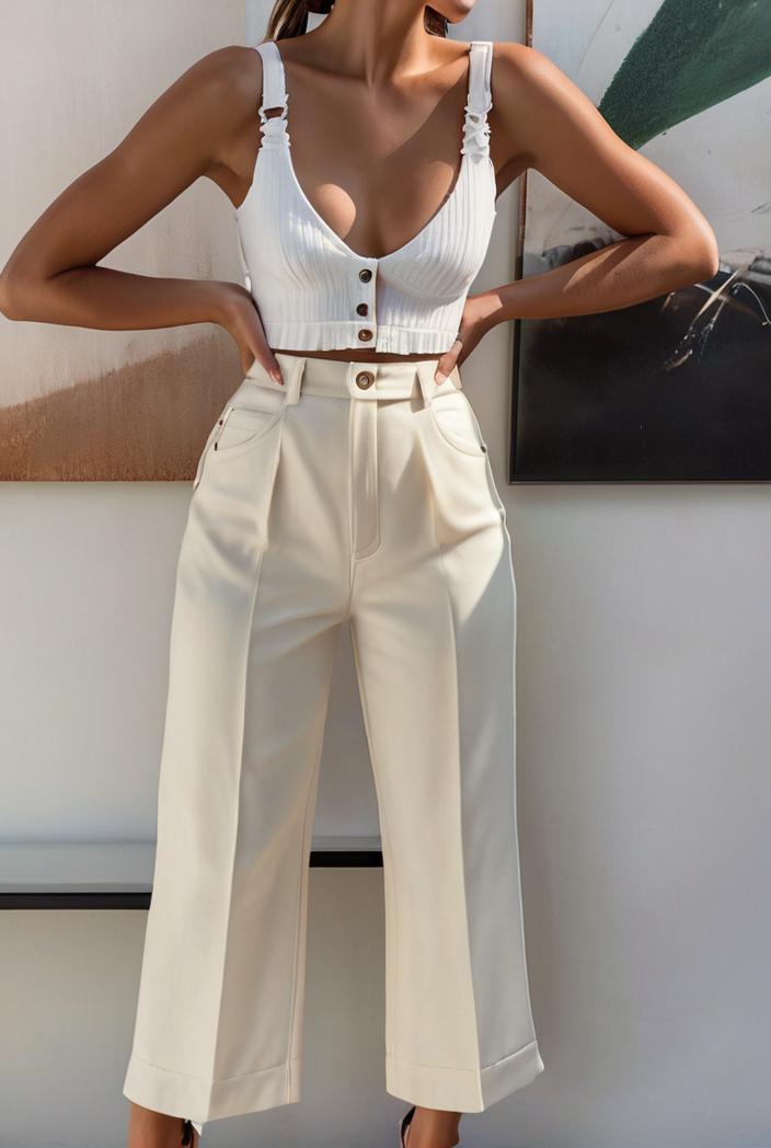 loose round neck sleeveless belted jumpsuit 149569