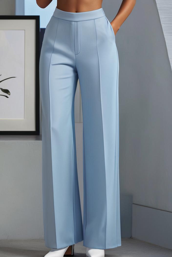 one shoulder crop top mopping pants two piece suit 103364