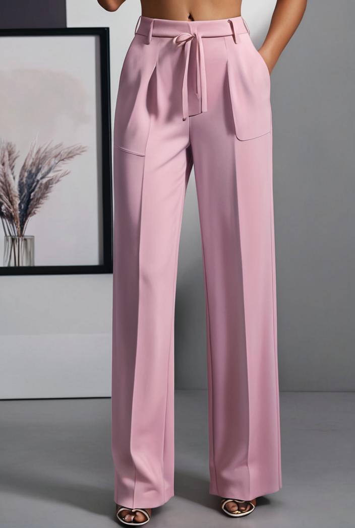 one shoulder crop top mopping pants two piece suit 103374