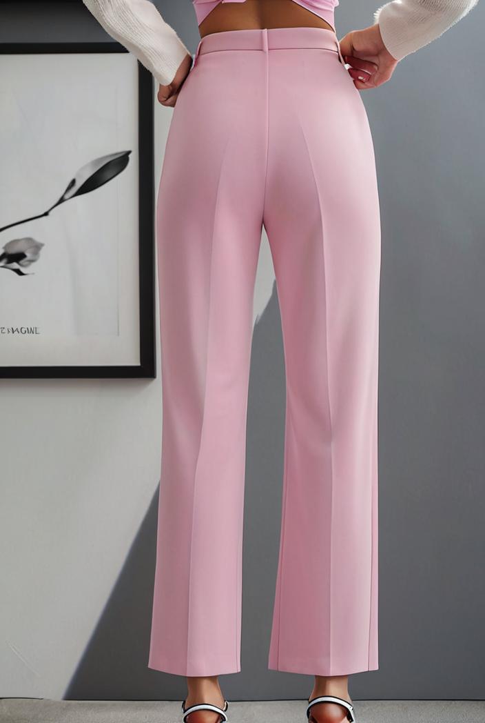 one shoulder crop top mopping pants two piece suit 103381