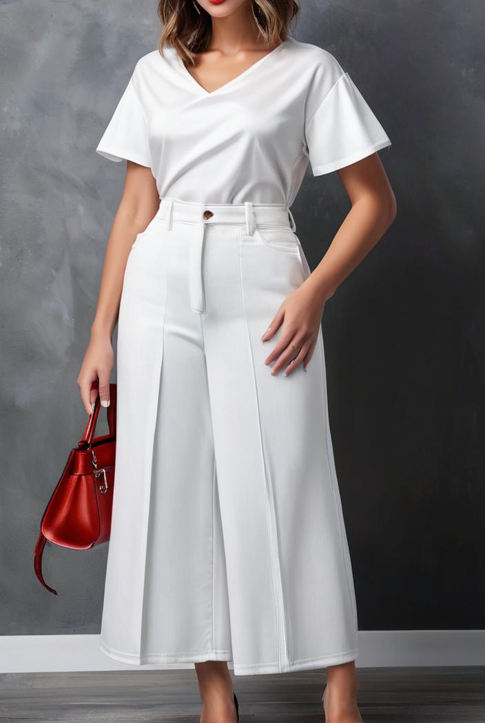 ruffled pleated short sleeve dress 116444