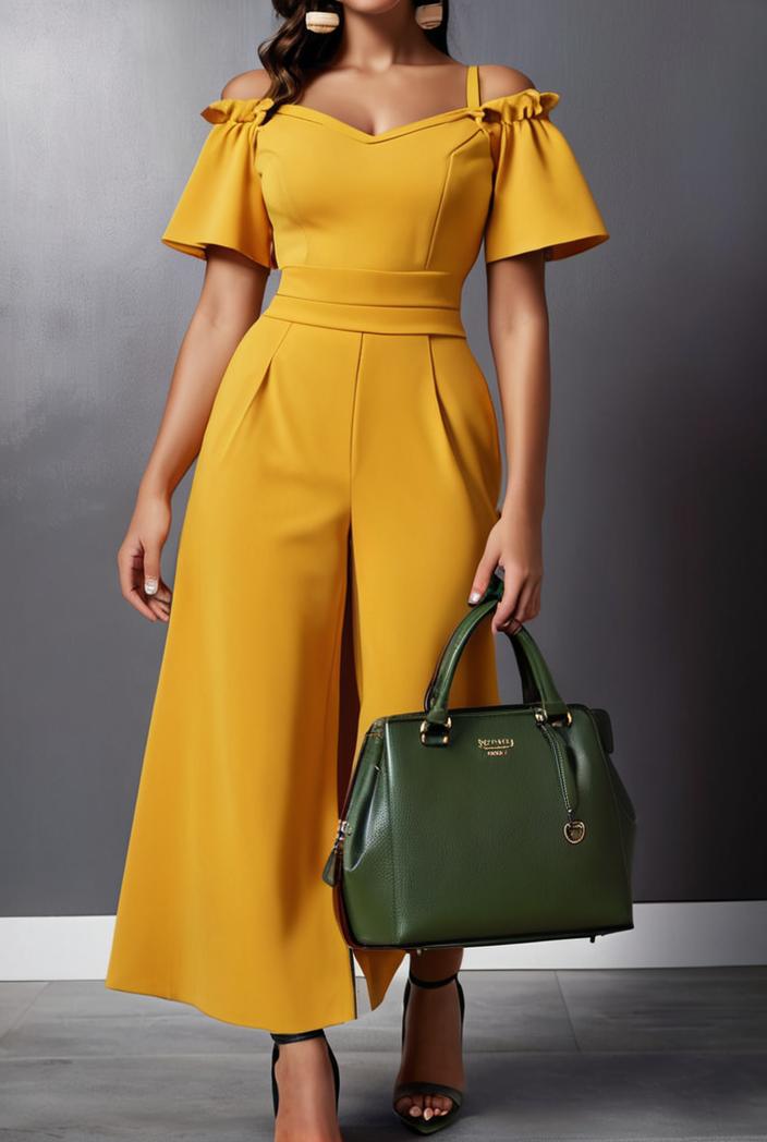 ruffled pleated short sleeve dress 116456