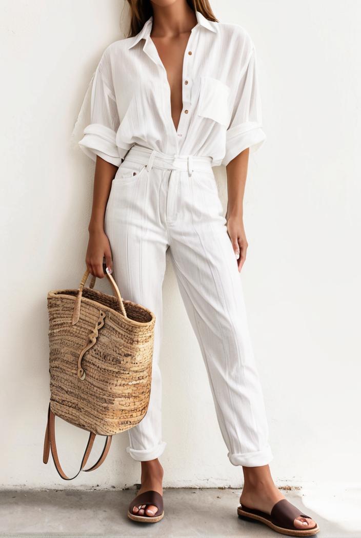 loose solid short sleeve slit dress 149105