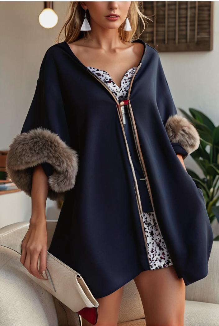 loose leopard print stitching mini dresses 123752
