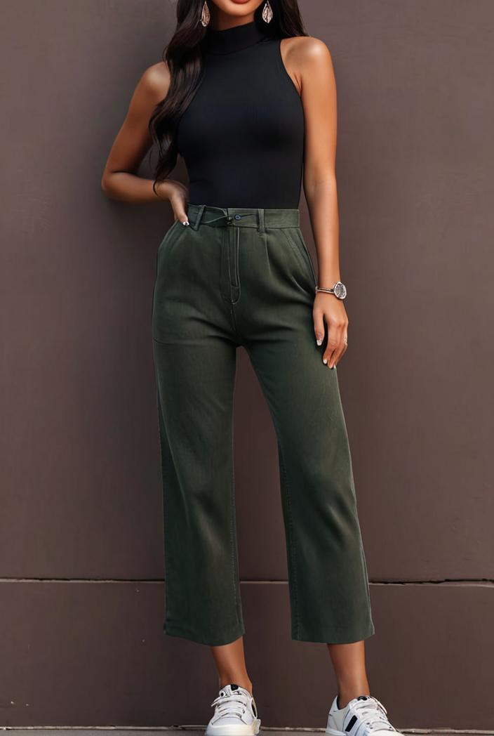 ruffled sleeveless elegant jumpsuit 141045