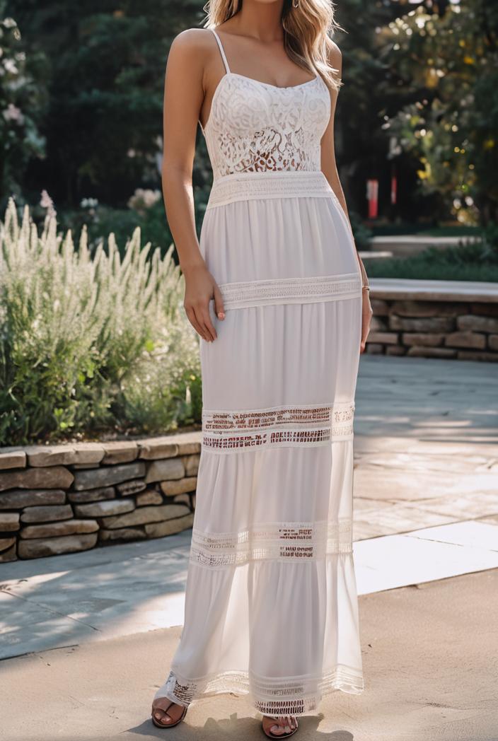 sling belted striped sleeveless dress 148092