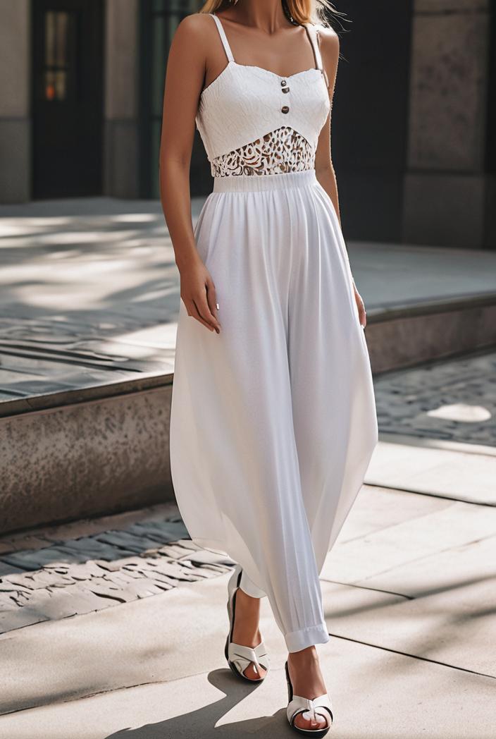 sling belted striped sleeveless dress 148094