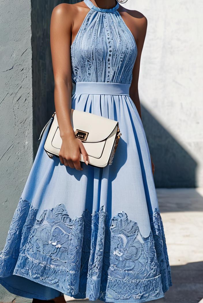 floral print halter bohemian long skirt 113659