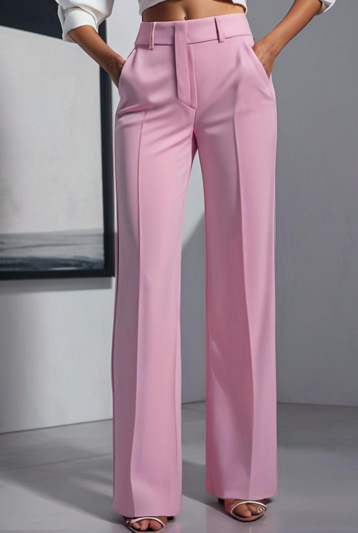 one shoulder crop top mopping pants two piece suit 124990