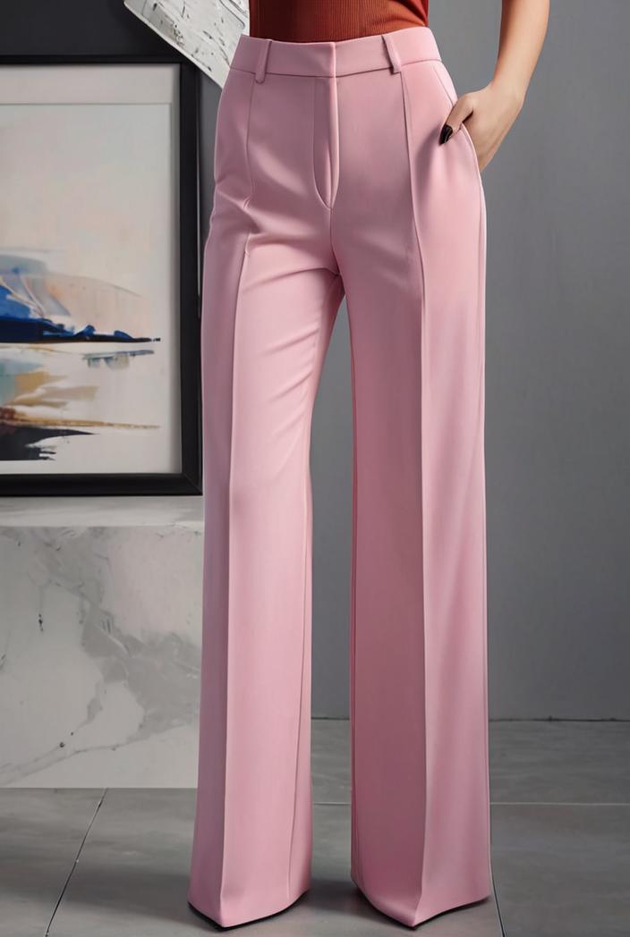 one shoulder crop top mopping pants two piece suit 124992