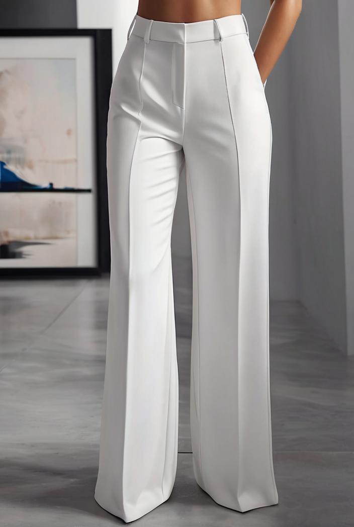 one shoulder crop top mopping pants two piece suit 125000