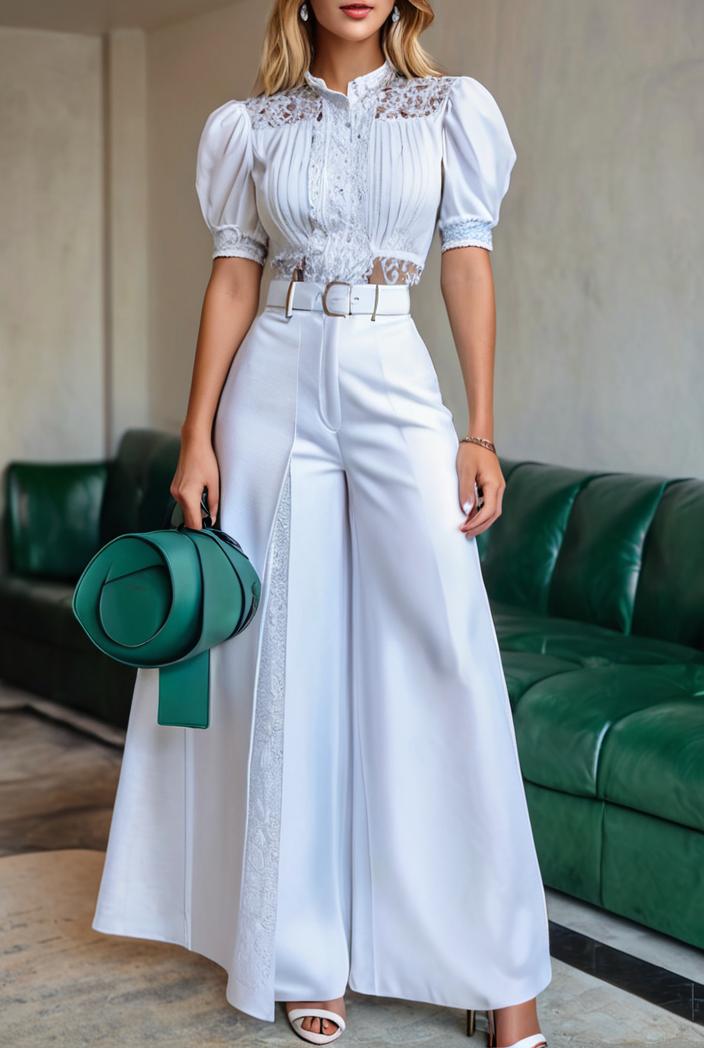 plain puff sleeve buttoned shirt dress 126453