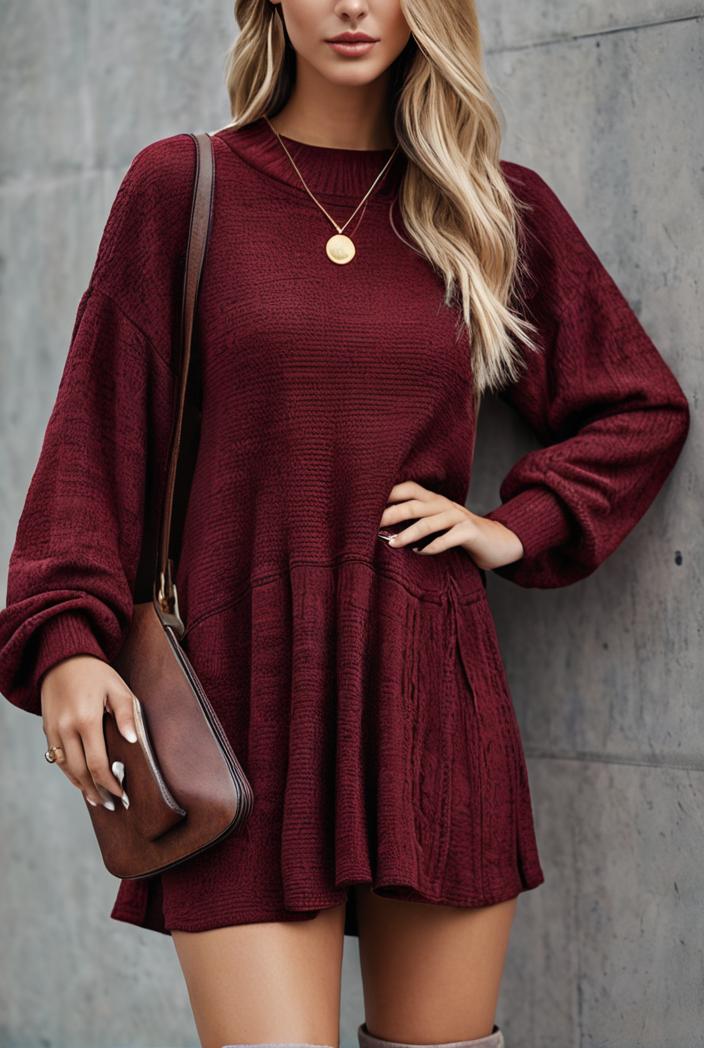 women s dresses velvet burnt flower ruffled irregular long sleeve dress 117643
