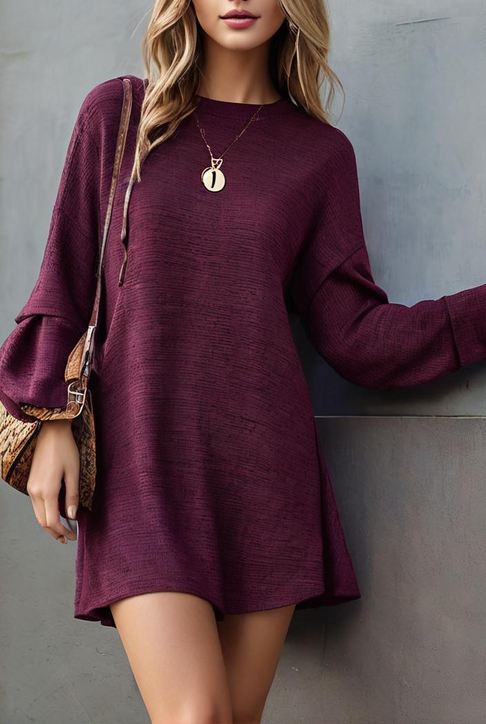 women s dresses velvet burnt flower ruffled irregular long sleeve dress 117651
