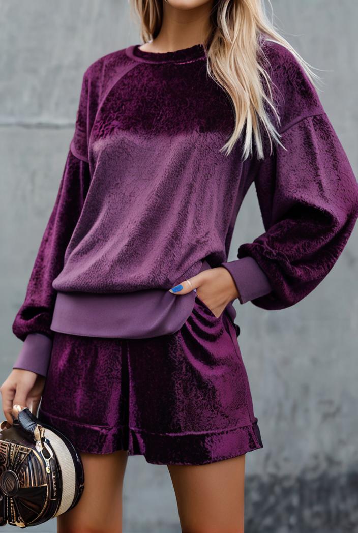 women s dresses velvet burnt flower ruffled irregular long sleeve dress 117671