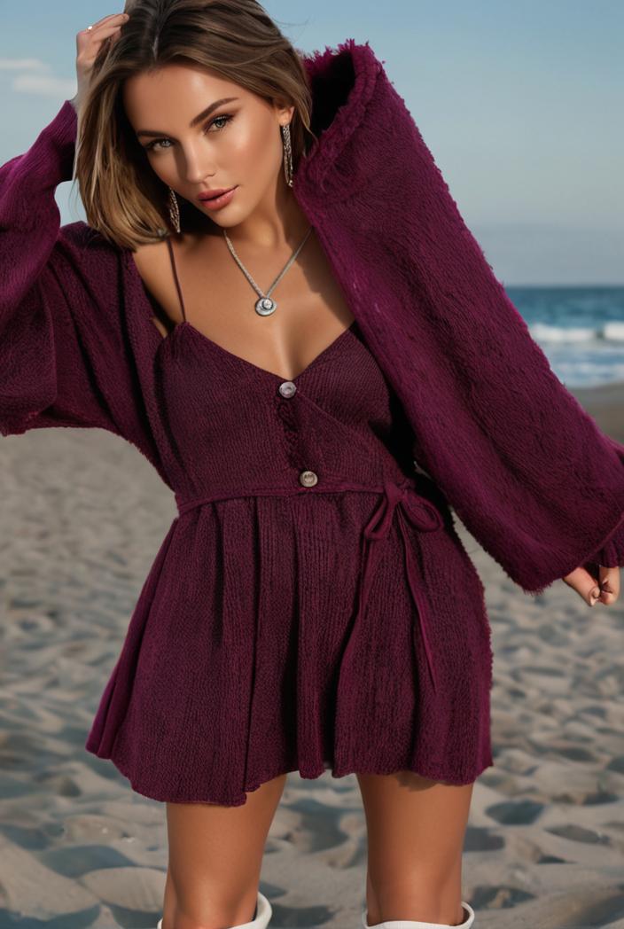 women s dresses velvet burnt flower ruffled irregular long sleeve dress 117715