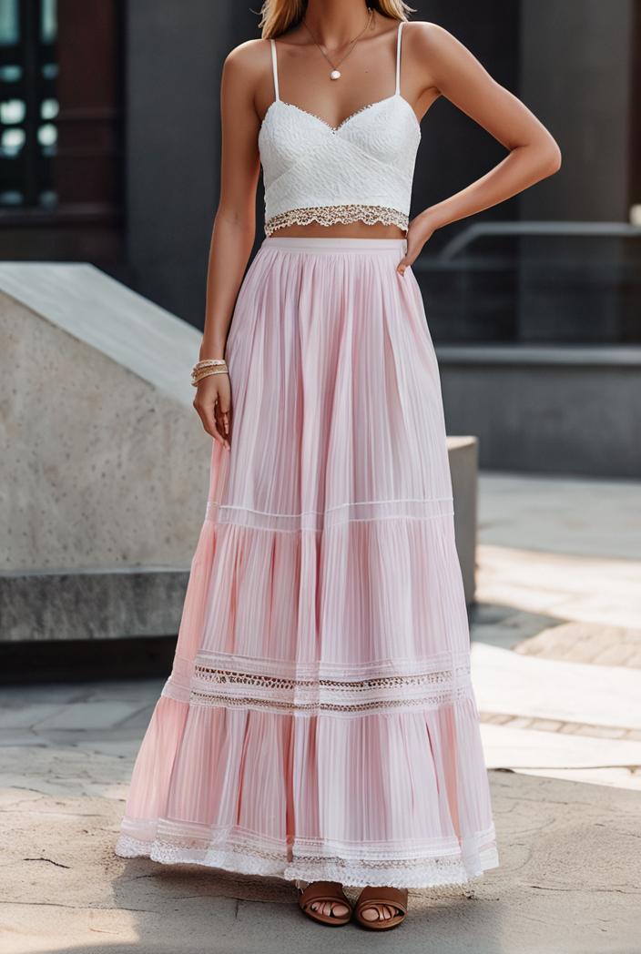 sling belted striped sleeveless dress 123489