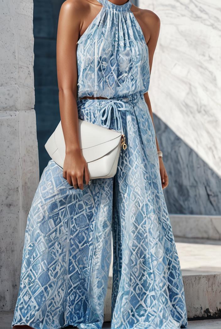 floral print halter bohemian long skirt 114800