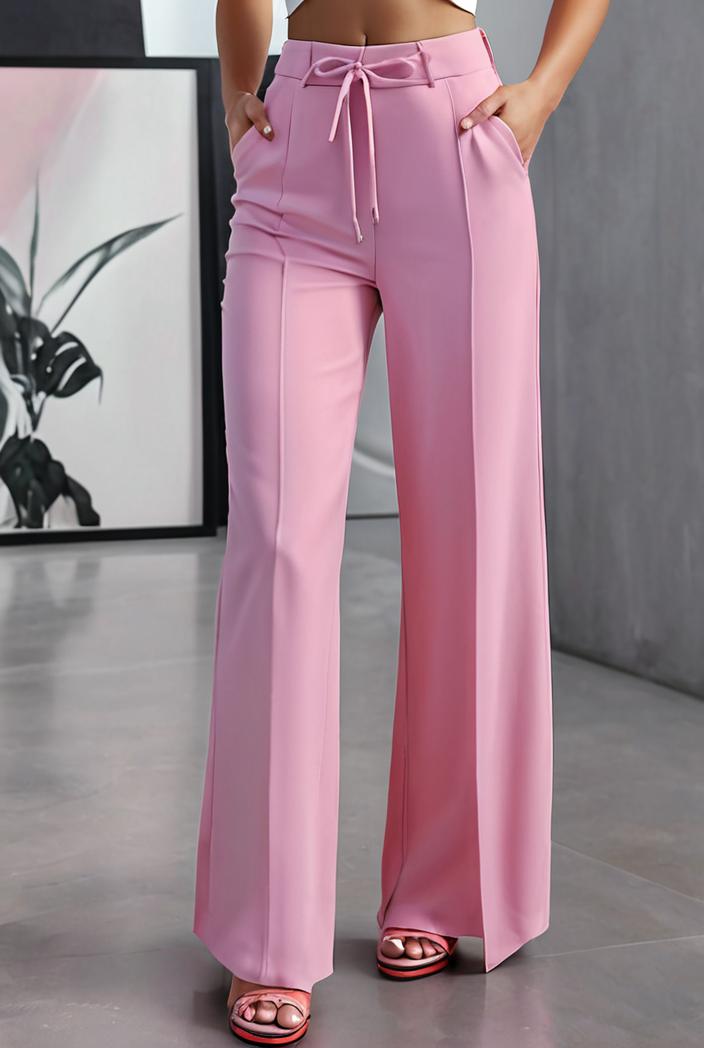 one shoulder crop top mopping pants two piece suit 126112