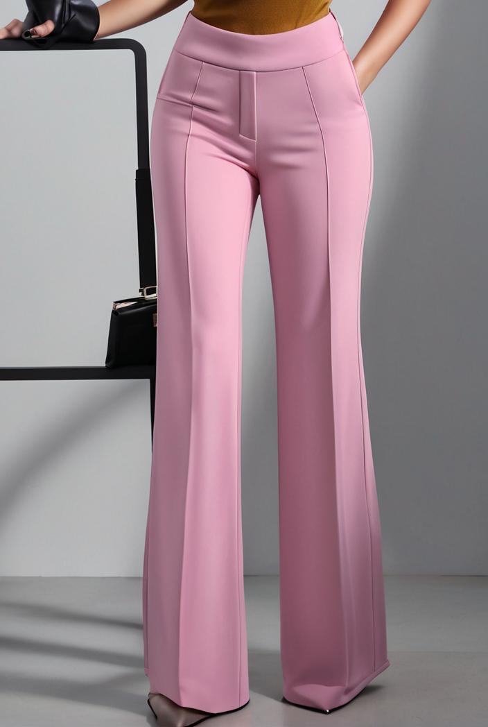 one shoulder crop top mopping pants two piece suit 126118